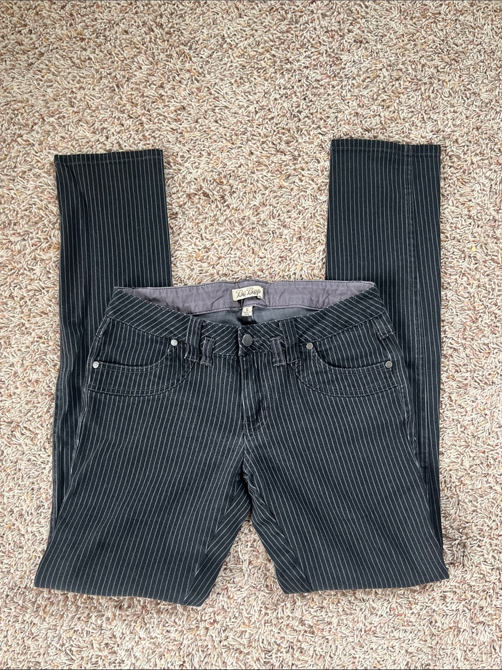 Vintage y2k BeBop Stripped Skinny Jeans